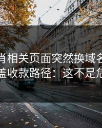 十二生肖相关页面突然换域名？这往往是掩盖收款路径：这不是危言耸听