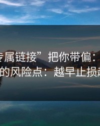 别让“专属链接”把你带偏：谈谈99tk图库的风险点：越早止损越省心